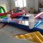 Stock wholesale 5M running obstacle game Inflatable hurdle