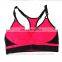 YIHAO Women Sports Bra Padded Wireless Micro Gather Fit Running Gym Abort Sweat Quick Drying Short Tank Top Sport Bra