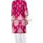 2017 New Design Kurtis Designer 100% Cotton 3/4 sleeve Lady Kurti Manufacturer Jaipur India