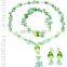 Designer Glass beads wedding bridal necklace earring bracelets