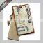 custom private hand made worn-out design paper swing tag for denim jeans