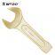 WEDO Non Sparking Aluminum Bronze DIN133 Striking Open End Wrench