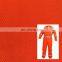 Fire/water proof high visibility fluorescent polyester oxford fabric for coverall