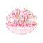 Girls Floral Pom Pom Milk Silk Dresses One Piece Dress New Baby Girls Dress Designs
