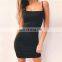 Wholesale Sexy Casual Tight Buttocks Bodycon Simple Night Club Dresses