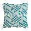 Boho style Colorful Hand Block Indian Pillow Cover Decorative 18X18"  Embroidery Chindi Cushion Cover