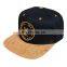 Best quality hand made cotton snapback cap 6 panel sport cap