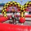 high quality bouncer bounce house air inflatable go kart rc race track