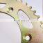 Colorful zinc plated surface C45 steel 520-45T motorcycle chain sprocket