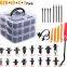 Black Plastic Auto Fastener Push Type Rivet Retainer Removal Tool Kit