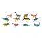 New Design Small Dinosaur Set Plastic Animal Toys Collection TPR Dinosaur Set Juguet For Kids Education Dinosaur Set