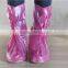 Foldable PVC lady rain boot