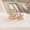 Brillant Gold Stainless Steel Ring Jewelry,Wedding Ring Fashion Jewelry anillo de ultima moda for bridal en la boda