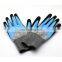 100% Waterpoof Thermal Fleece Lined Insulated Nitrile Coated Winter Warm Cold Resistant Grip Work Glove for Freezer Garden