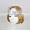 Halloween/Christmas Custom White Flapper Sequin Elastic Feather & Flower Headband