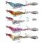 4/5/6/6.5cm 9/15/22/30g Wholesale lifelike simulation 5 colors commercial  sinking Shrimp squid jig lures with 2hooks