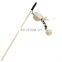Best Selling Interactive Exercise Plush Feather Pet Toys Cat Teaser Wand