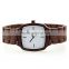 Wholesales , retail or promotional product square glass wooden watch