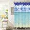 Nature design shower curtain waterproof bathroom high quality shower curtains