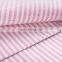 factory price dress making 1%polyester 99%cotton plain stripe fabric for women garment