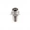 Stainless Steel Bulkhead Male Connector Compression Fittings Single Ferrule Tube Fittings