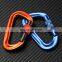 JRSGS Custom Hiking Outdoor Small Safety Snap Hook Clip logo Screw Locking Aluminum Alloy Carabiner S7802B