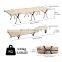 Outdoor Metal Aluminum Alloy Ultralight Off Ground Camping Foldable Bed Lightweight Folding Military Army Cot Camp Bed