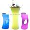 outdoor event night club lounge illuminated led plastic chair lighting bar furniture bar stool chair