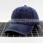 Low MOQ Custom Unisex Adjustable Vintage Cotton Washed Dad Hat Plain Distressed Baseball Cap