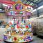 Fairground musical carousel equipment 6 seats amusement rides