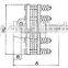 Stainless steel shaft price Farm tractor drive shaft PTO Shaft for Agriculture Use Spline York
