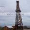 Low Voltage Hot Rolled Steel Electric Light Pole With HDG Powder Coating