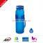 650ml flexible, collapsible, portalbe silicone water bottle with customer logo printing BPA free                        
                                                Quality Choice