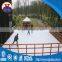 The synthetic ice rink