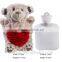plush bear cover for hot water rubber bottle /Stuffed bear cover for hot water bottle