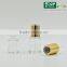 essential oil use transparent 20/30ml glass bottle with gold plating dropper round glass bottle