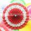 Online Supply Paper Flowers Wedding Double Layers Fan