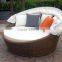 round rattan outdoor furniture sunbed