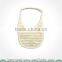 Organic cotton baby lace bib,newborn babies essential