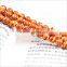 8mm orange synthetic malachite beads,colorful stripe semi precious stone beads