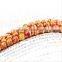 8mm orange synthetic malachite beads,colorful stripe semi precious stone beads