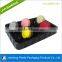12 pcs PET Plastic macaron packing trays with lids dongguan supplier