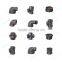 Galvanized Tee 130 Plain Malleable Cast Iron Pipe Fittings Manufacture