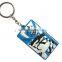 Promotional Wolf Custom Design Rubber Keychain Making