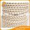 Wholesale braided bracelet necklace leather cord