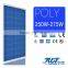 poly panel solar 250-275w for for home flexible solar panel solar energy