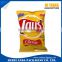plastic packaging bag for chips /snacks,potato chips packaging film,side gusset bag