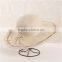 QXSH0014 Lace brim panama straw hat For beach with bow tie