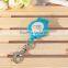 Cheap custom plastic badge reel with meta hook for ID card holder