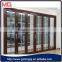 aluminum frame accordion glass door for balcony